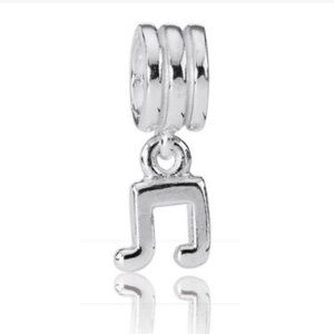 🎵 AUTHENTIC PANDORA MUSIC NOTE DANGLING STERLING SILVER CHARM